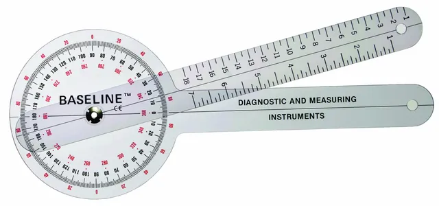 CanDo Baseline Goniometer 30 cm Kunststoff 360°