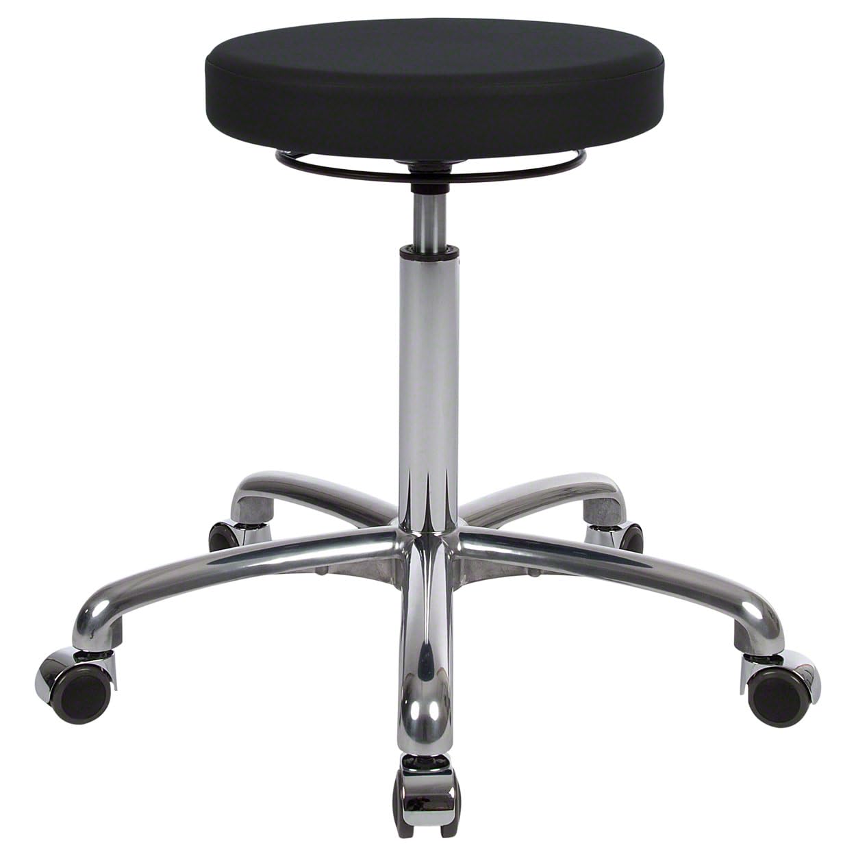 Sport-Tec Exklusiv Drehhocker Rollhocker Schwarz 140 kg