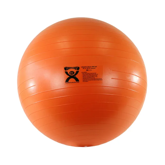 CanDo Gymnastikball Sitzball 55 cm orange Anti-Burst