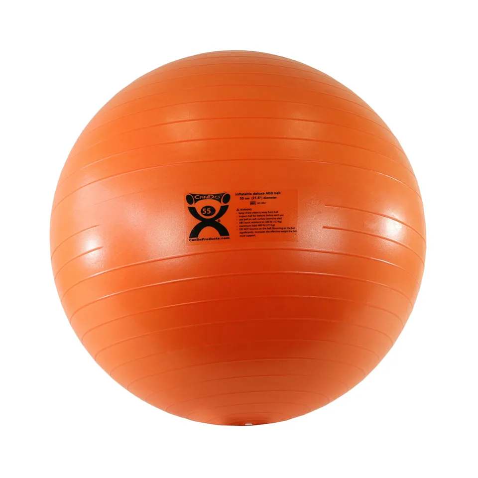 CanDo Gymnastikball Sitzball 55 cm orange Anti-Burst