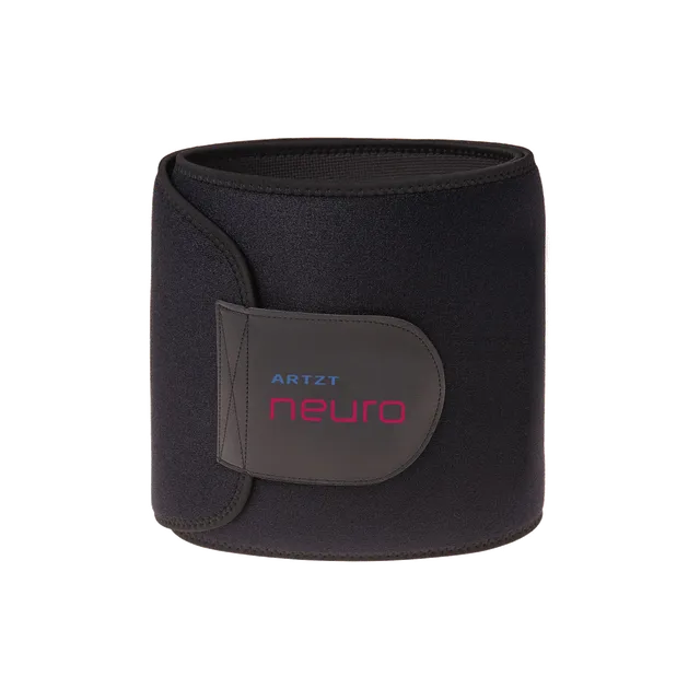 ARTZT neuro Atemgürtel Neopren 113x22 cm Atemtraining schwarz