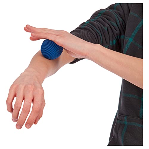 Sport-Tec Wellness Reflexball Noppen Massageball 5,5 cm Blau Motorik