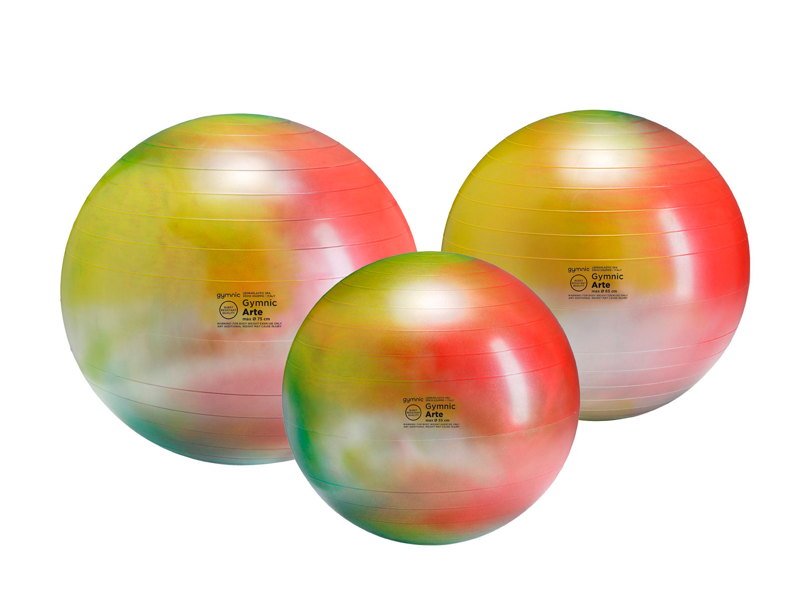 PEZZI Gymnic Arte Gymnastikball mehrfarbig Sitzball