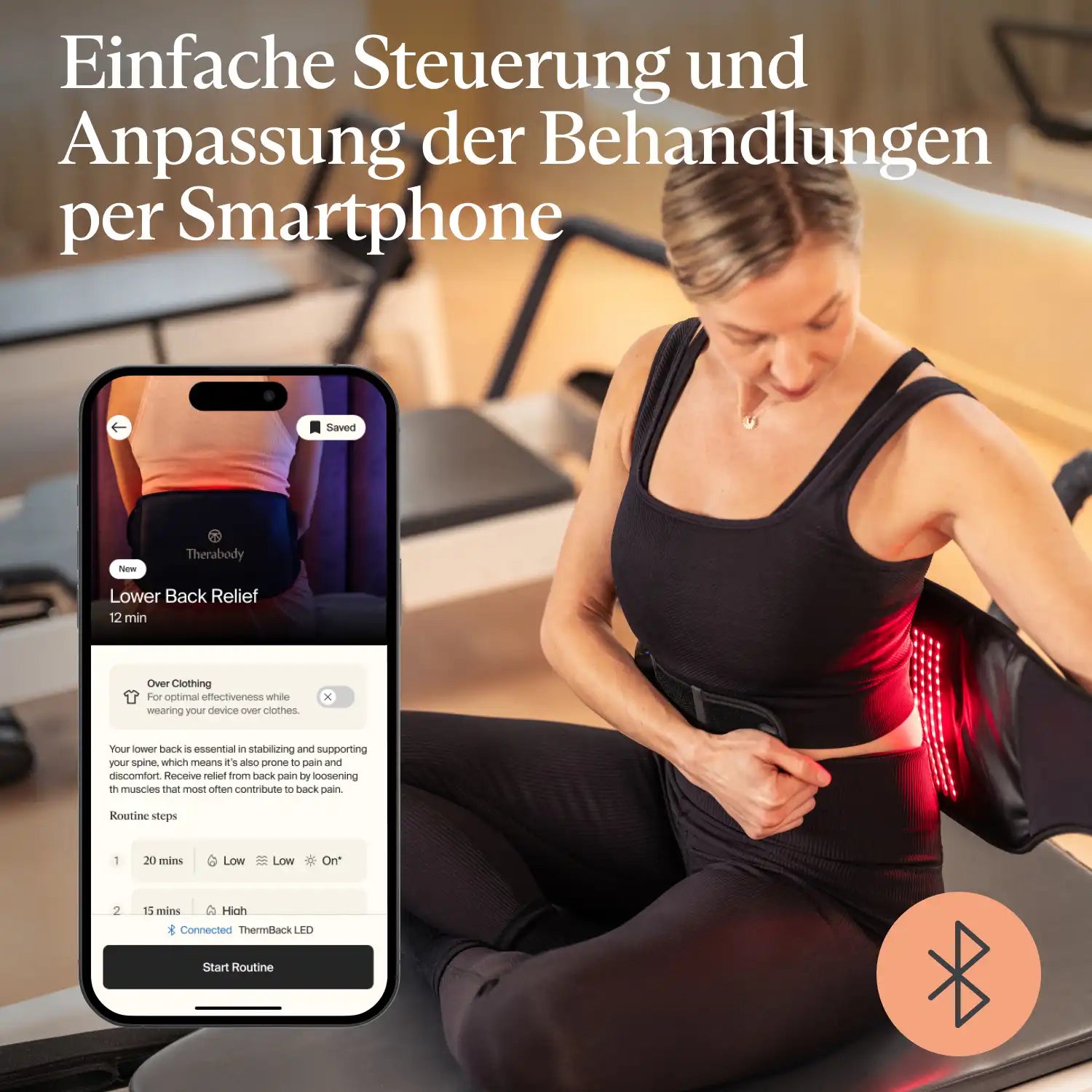 Artzt Therabody ThermBack Wärmegürtel LED Rücken