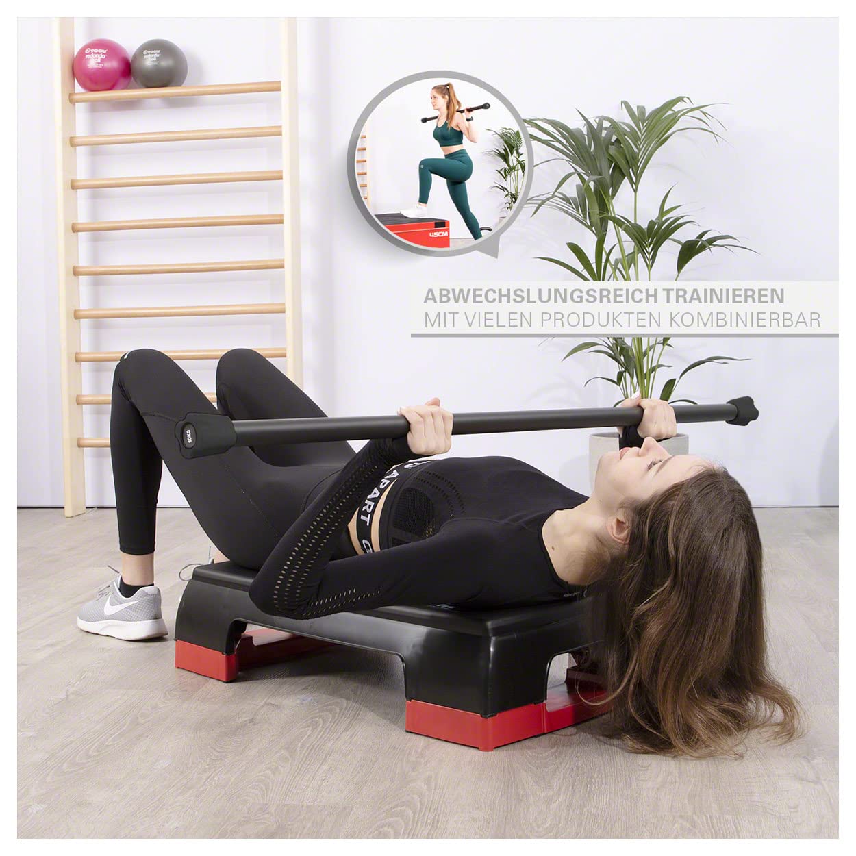 Sport-Tec Gewichtsstange 10 kg schwarz Hantelstange
