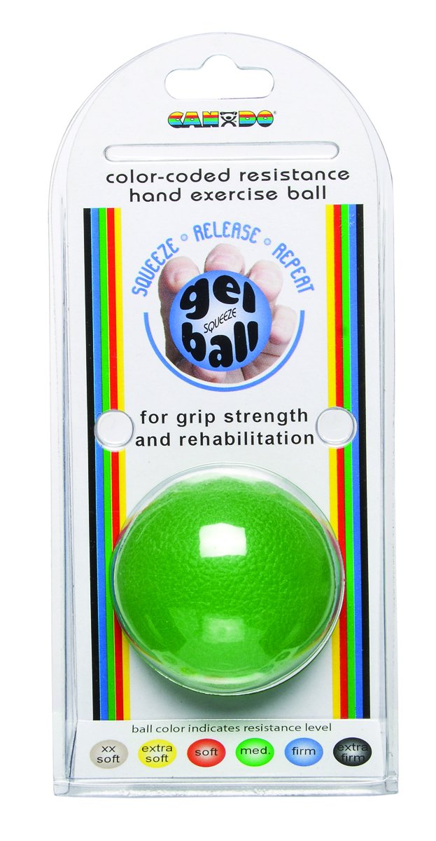 CanDo Digi-Squeeze Übungsgelball grün mittel Handtrainer