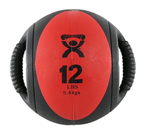 CanDo weight series Medizinball Doppelgriff 5,5 kg rot