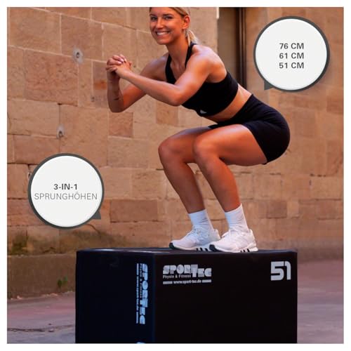 Sport-Tec 3-in-1 Soft Plyo Box Sprungtrainer Hartschaum