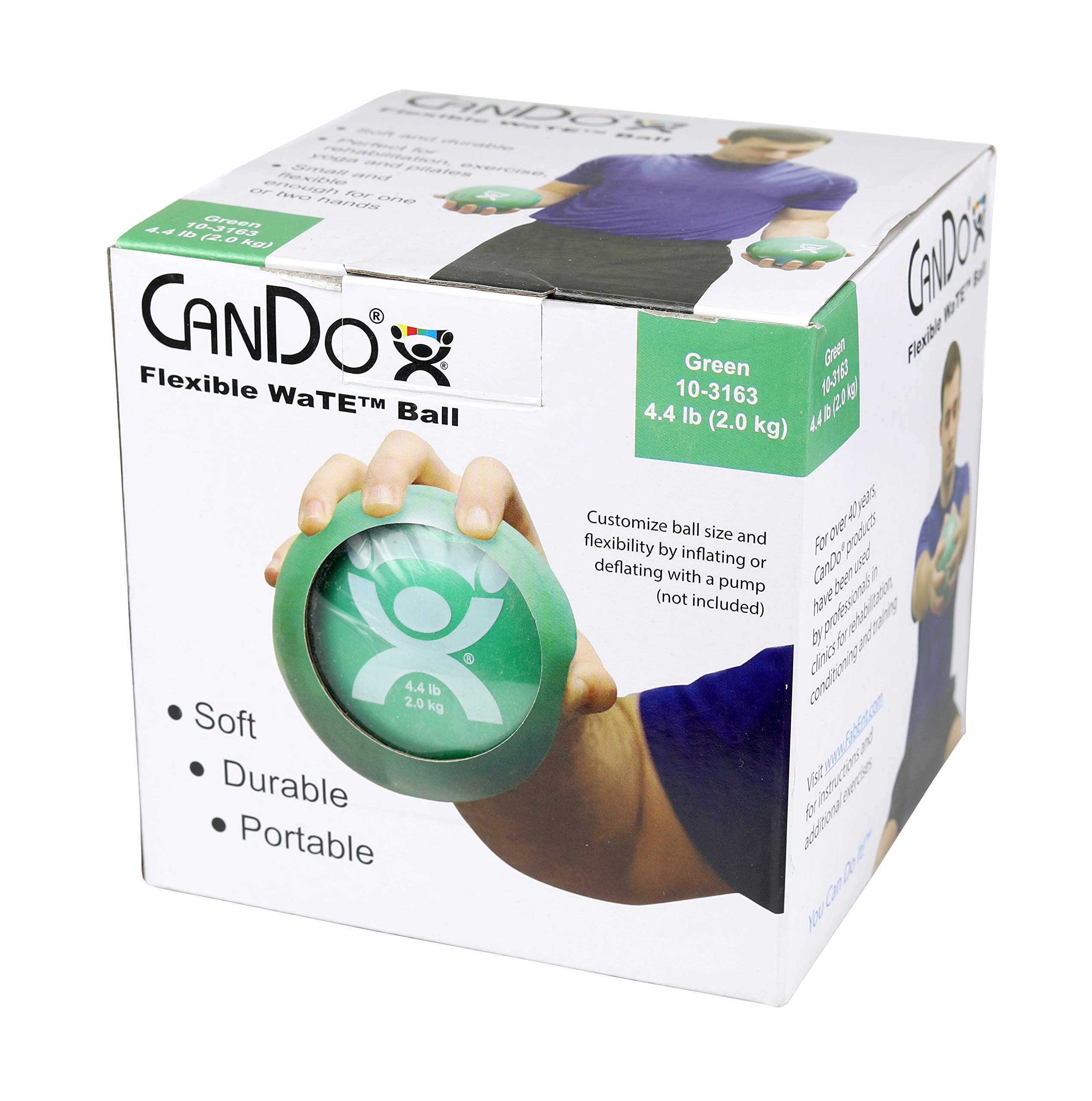 CanDo weight series Gewichtsball Medizinball 0,5 kg Beige