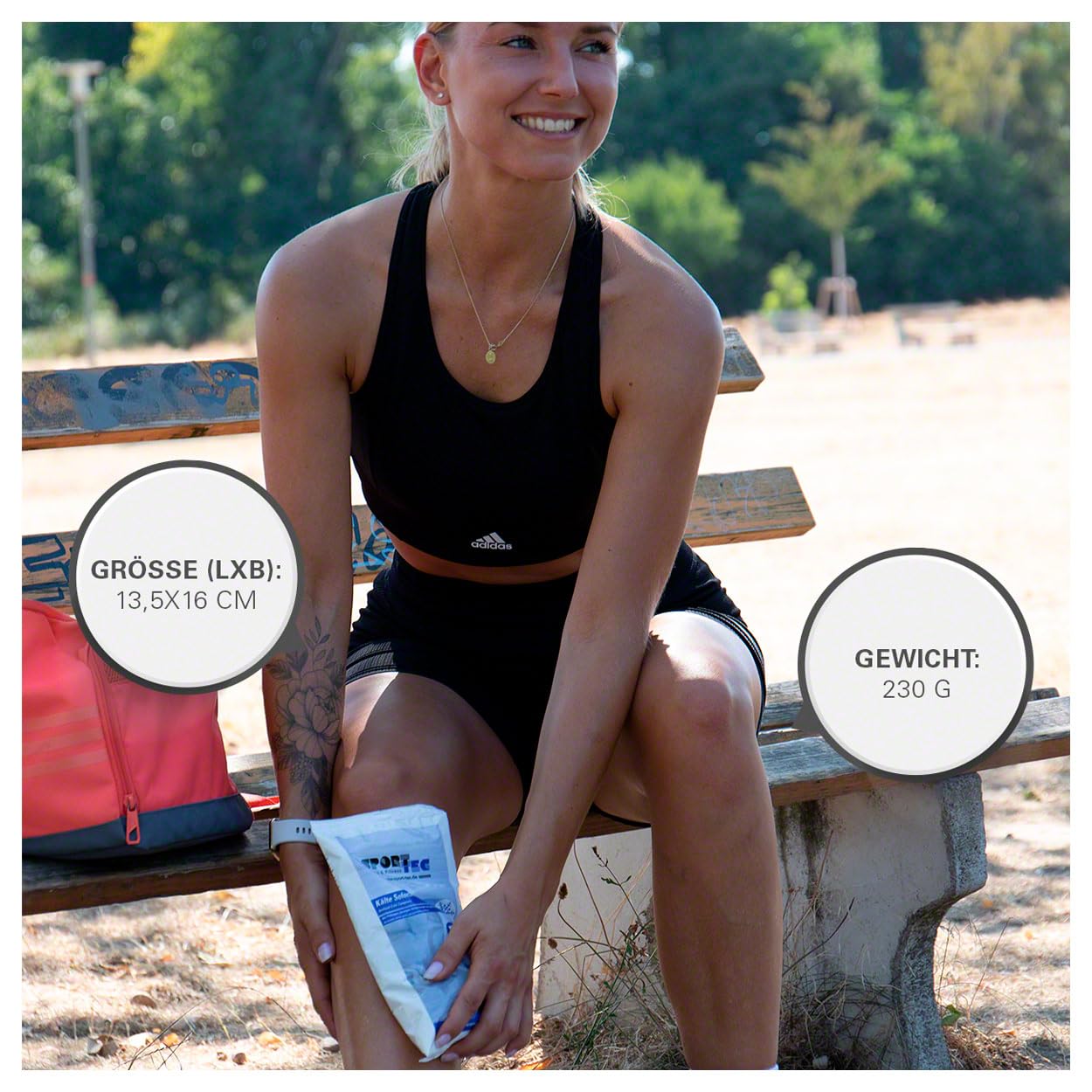 Sport-Tec Sofort-Kältekompresse 13,5x22 cm Einweg 1 Stück