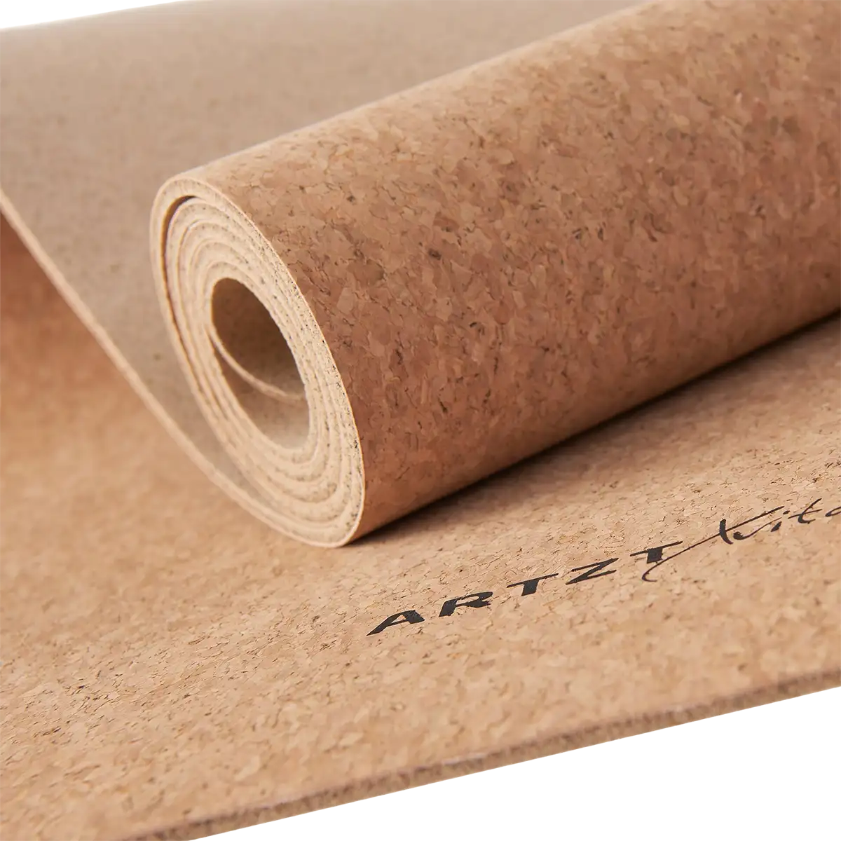 ARTZT vitality Yogamatte PLUS Kork 180x60x0,6 cm Yogamatte