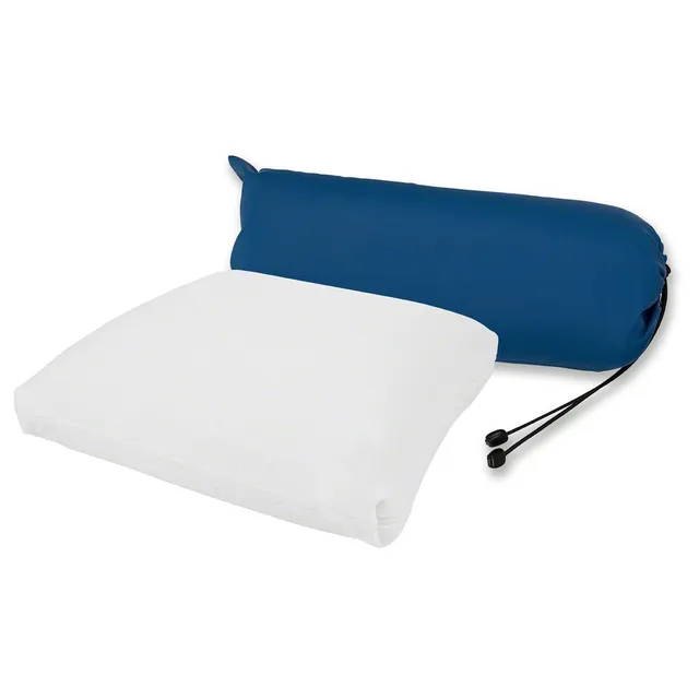 Sport-Tec Viscoline Reisekopfkissen rechteckig weiß 34x35x13