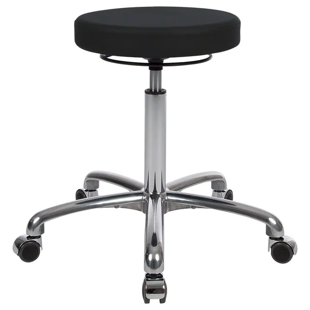 Sport-Tec Exklusiv Drehhocker Rollhocker Schwarz 140 kg
