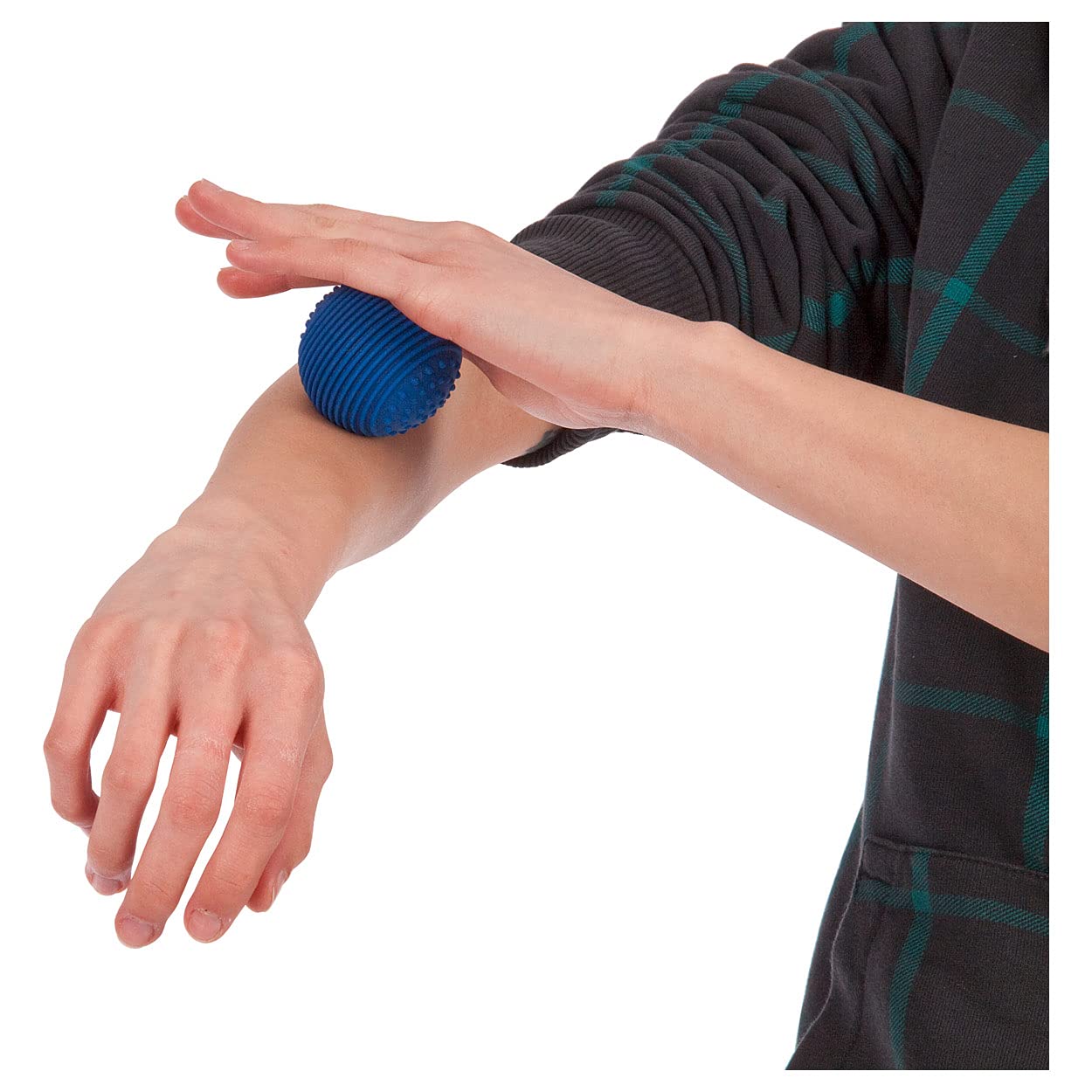 Sport-Tec Wellness Reflexball Noppen Massageball 5,5 cm Blau Motorik