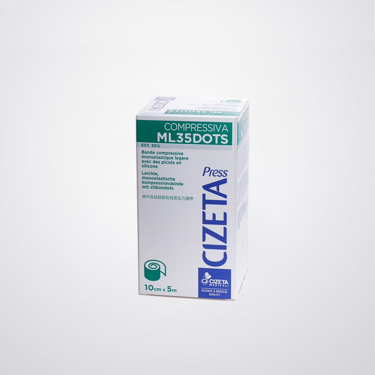Cizeta Press Compressiva ML35 Dots Kurzzugbinde 10cm