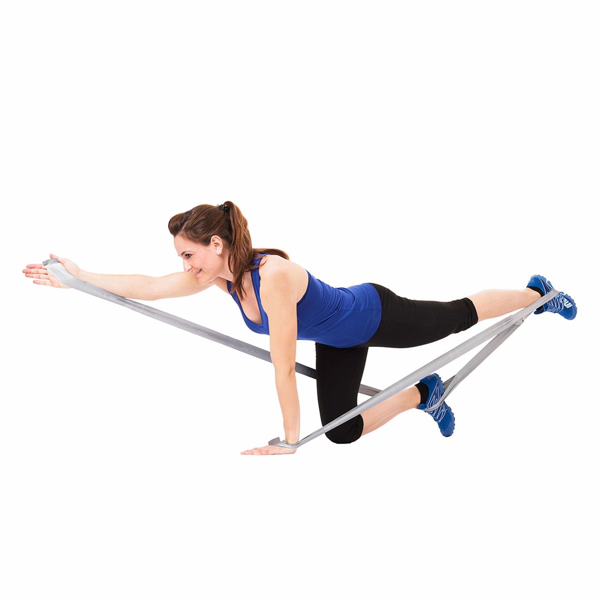 Artzt TheraBand CLX Fitnessband Rolle 22 m Grün Krafttraining