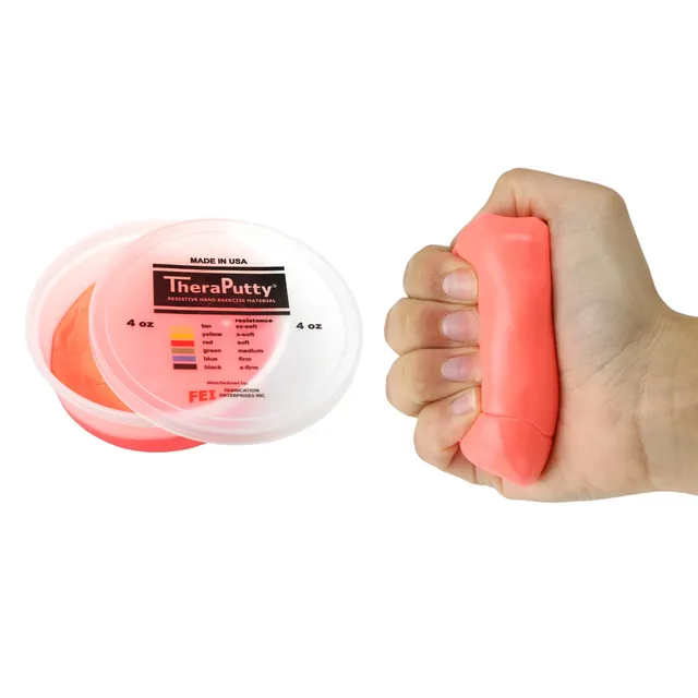 CanDo TheraPutty Therapieknete 113g rot leicht