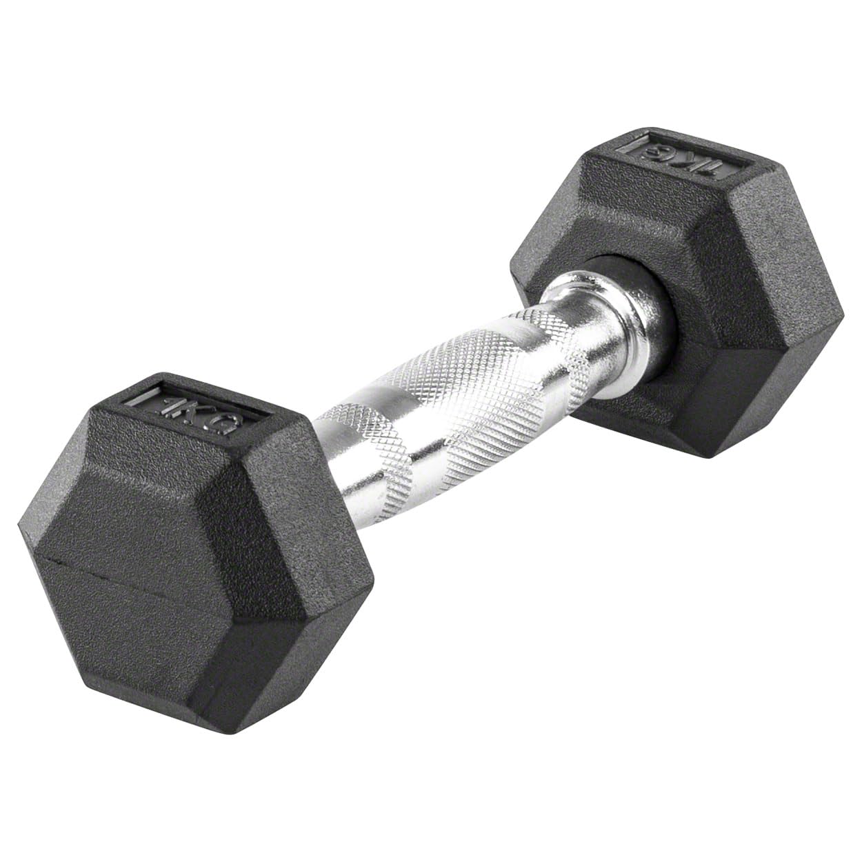 Sport-Tec Hex Kompakthantel 5 kg Gummi Kurzhantel