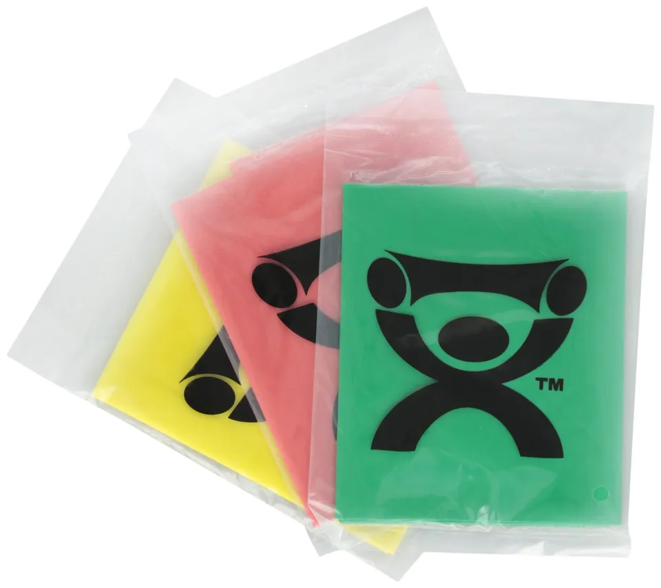 CanDo Easy Pep Übungsband-Set gelb/rot/grün leicht