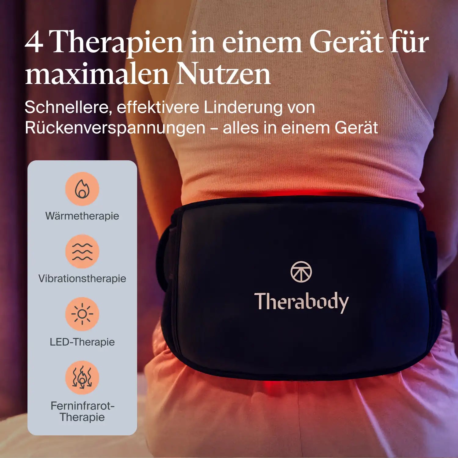 Artzt Therabody ThermBack Wärmegürtel LED Rücken