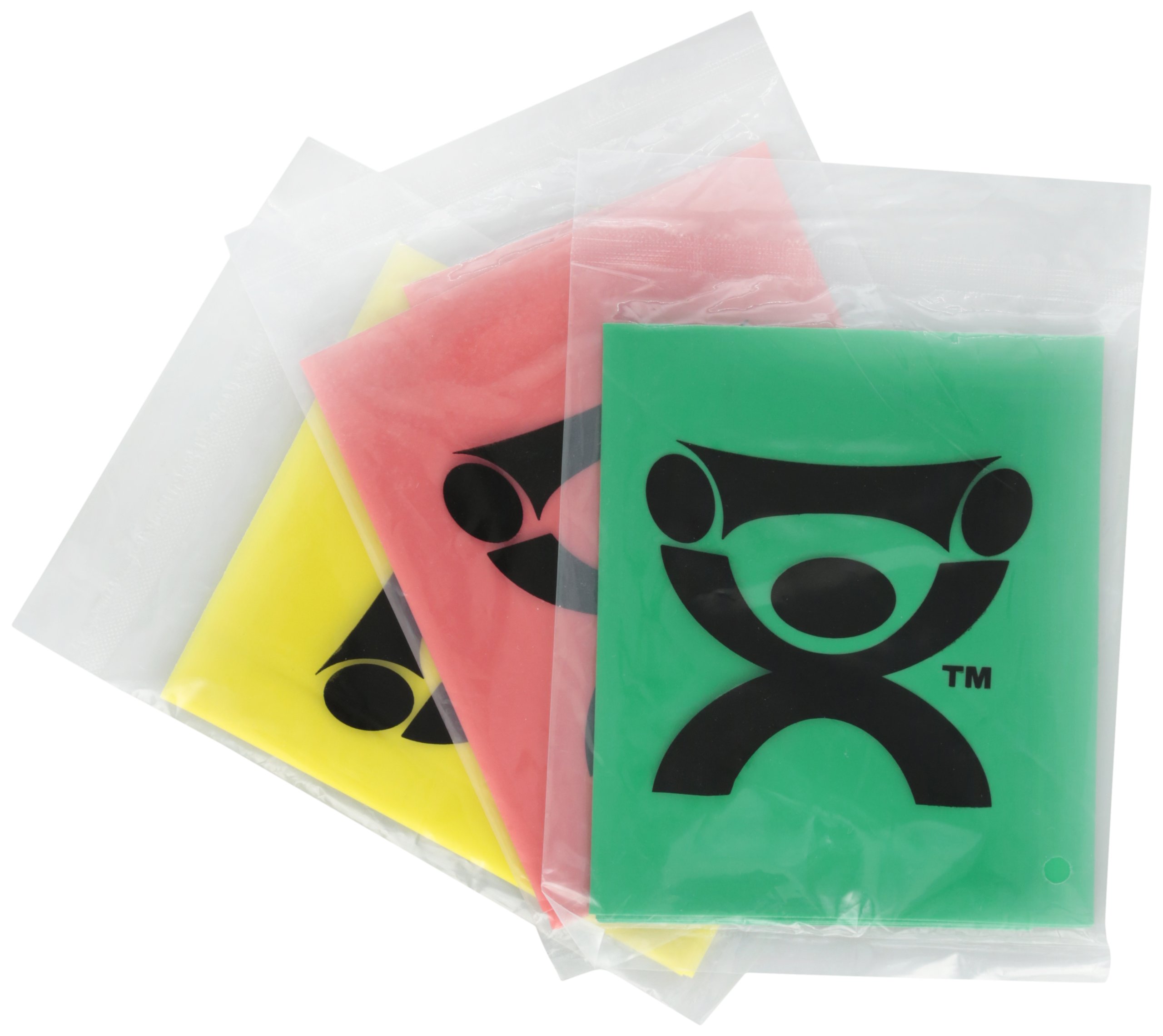 CanDo Easy Pep Übungsband-Set gelb/rot/grün leicht