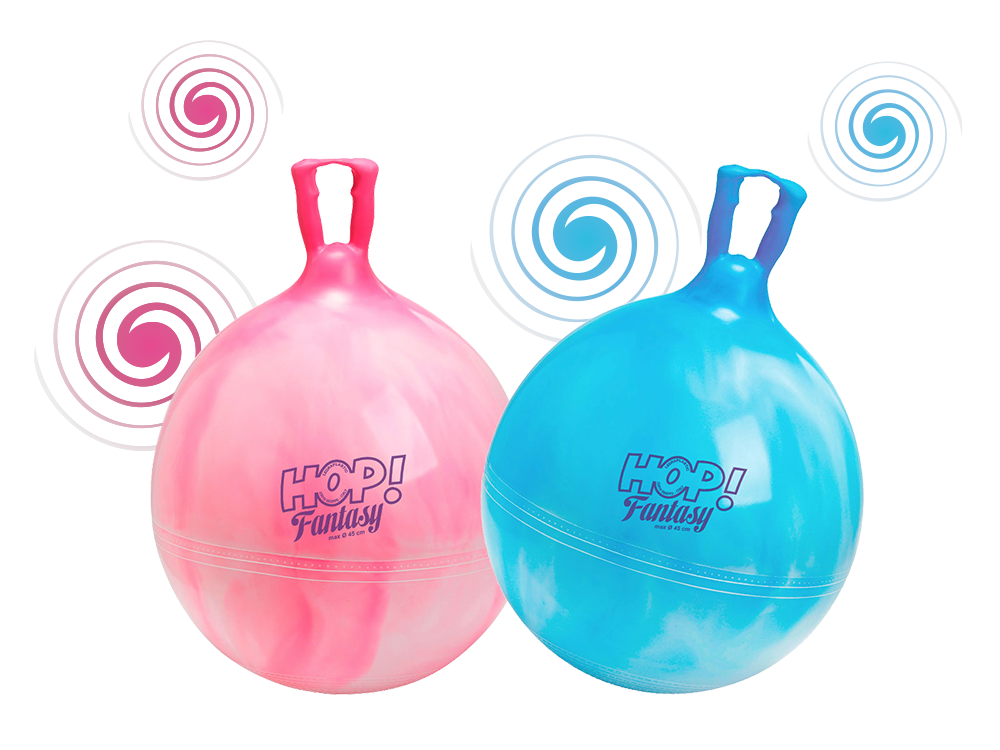 PEZZI Toys Hop Fantasy Hüpfball bunt Sky Blue
