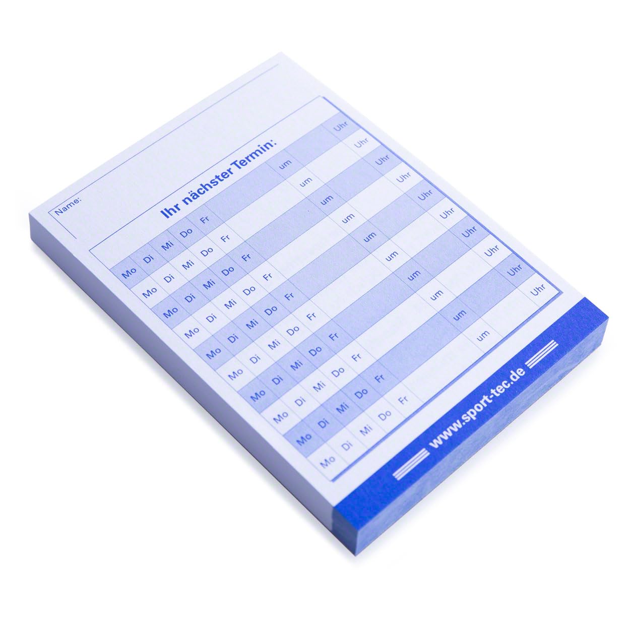 Sport-Tec Praxiseinrichtung Terminzettelblock A7 10x75 Blatt