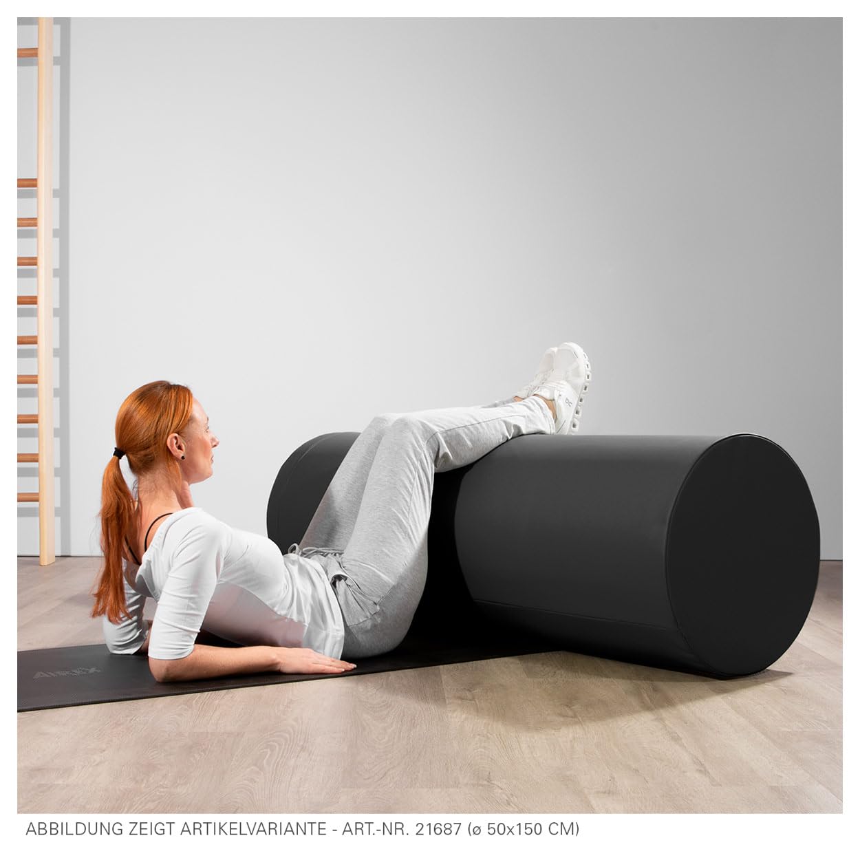 Sport-Tec Therapiegeräte Spastikerrolle 30x100 cm anthrazit