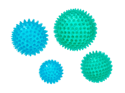 PEZZI Fitness Reflexball Gift Miniball 8 cm 2er-Set