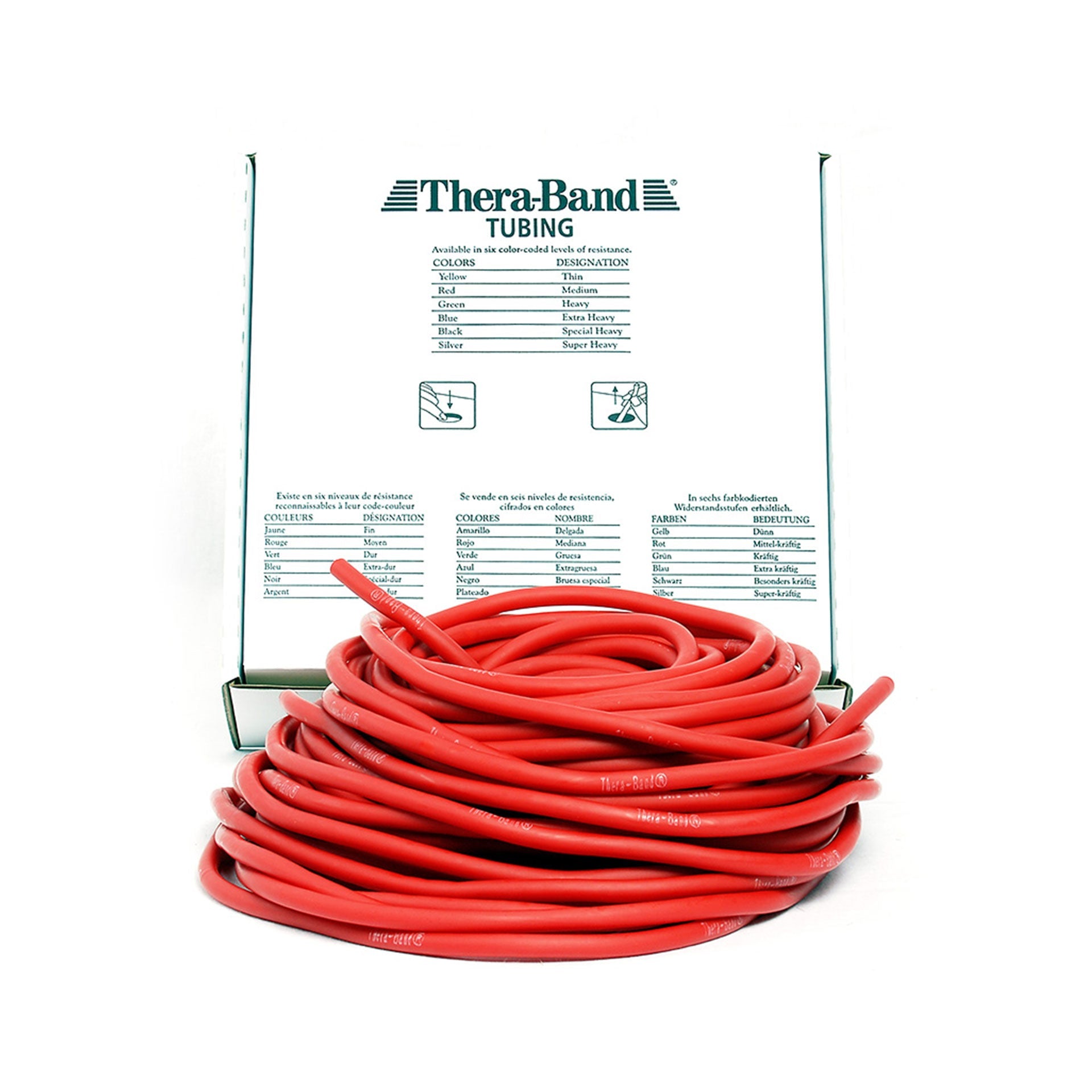 TheraBand Tubing Rolle 30,5m Naturlatex Beige