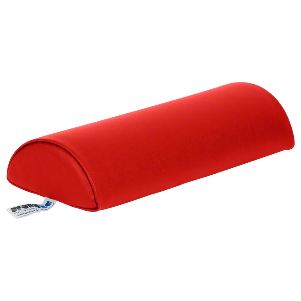 Sport-Tec Lagerungsrolle Knierolle 40x15x7,5 cm rot Kunstleder
