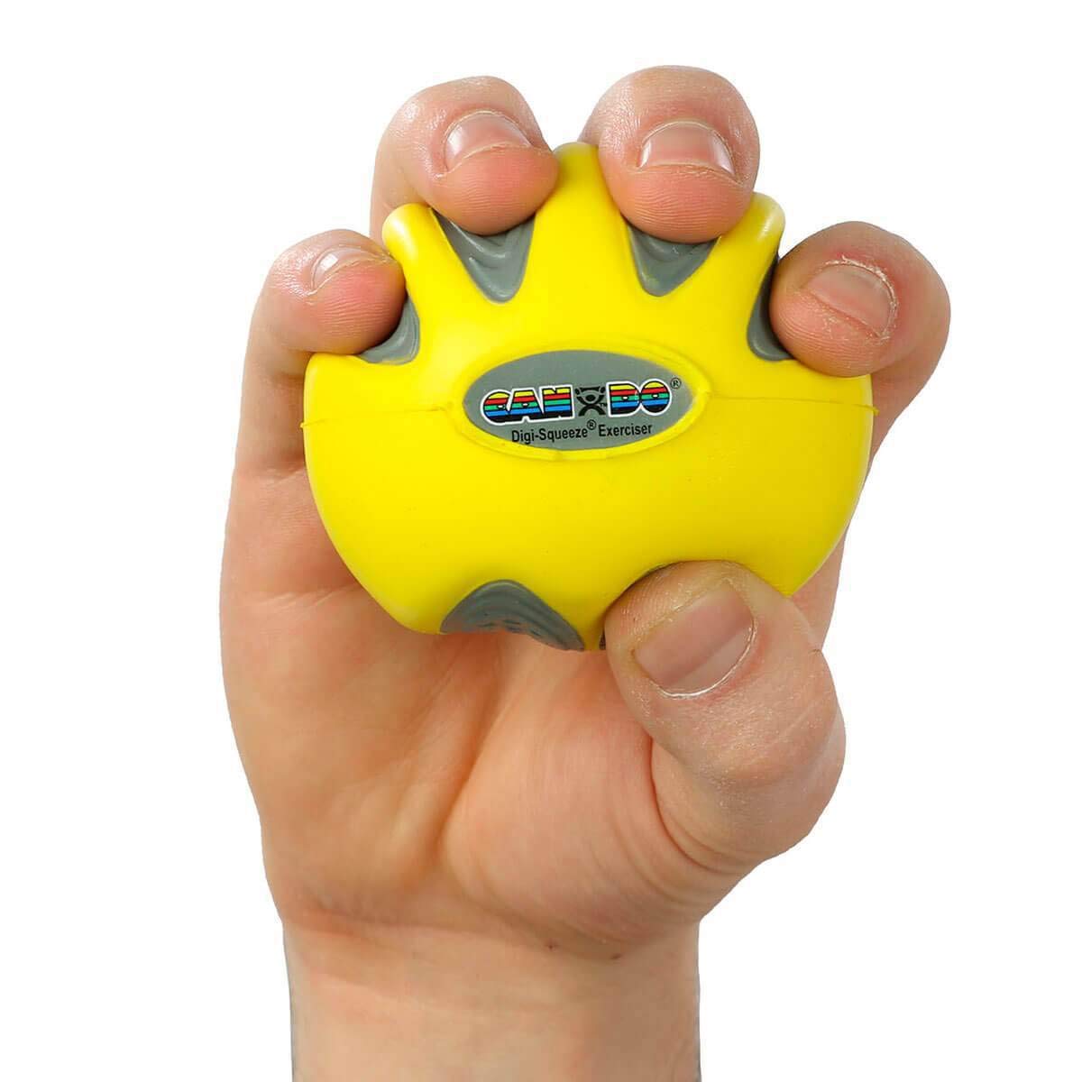 CanDo Digi-Squeeze Handtrainer gelb x-leicht Feinmotorik