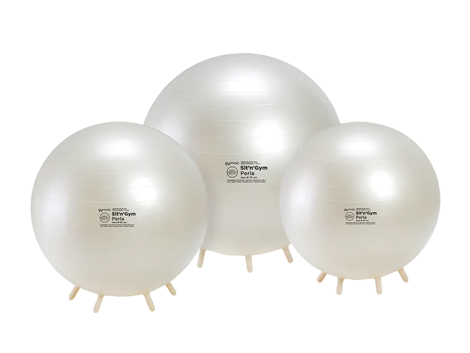 PEZZI Wellfit Sit'n'Gym Perla Gymnastikball perlweiß