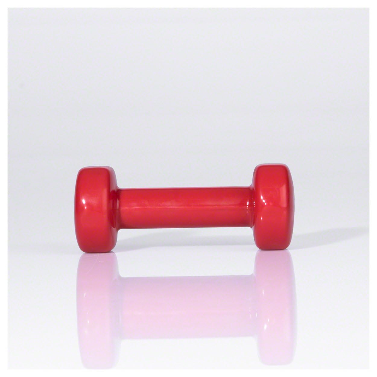 Sport-Tec Fausthantel Vinylhantel 1 kg Rot Krafttraining