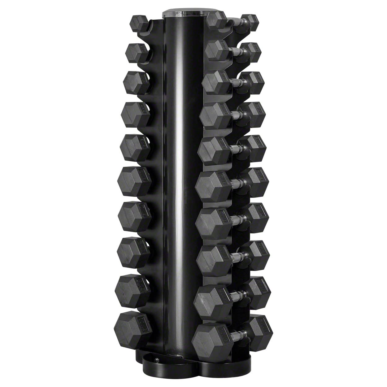 Sport-Tec Kurzhantel-Turm-Set 10 Paar 1-10 kg mit Ständer