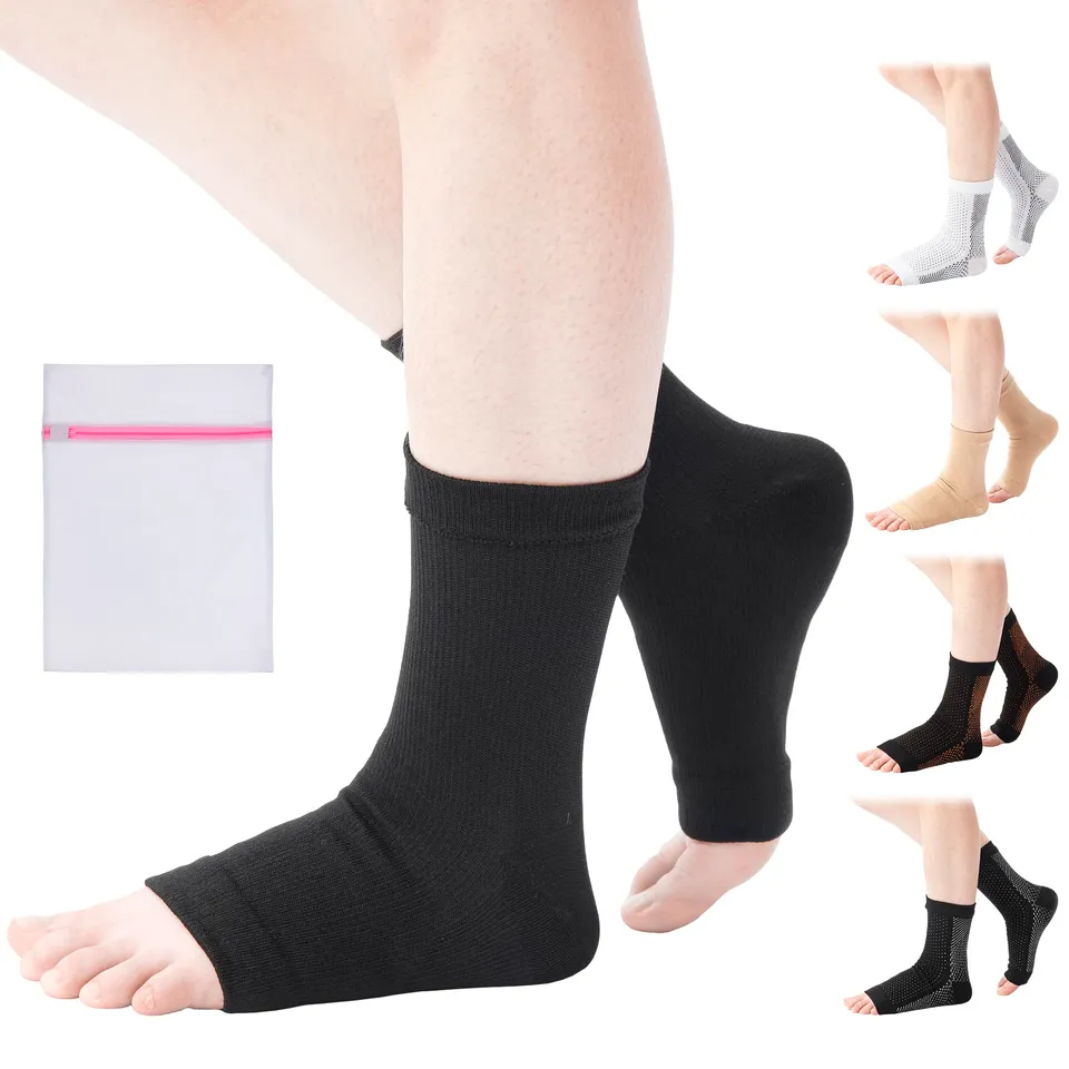 360 RELIEF Medical Compression Socks Knöchel offene Zehen