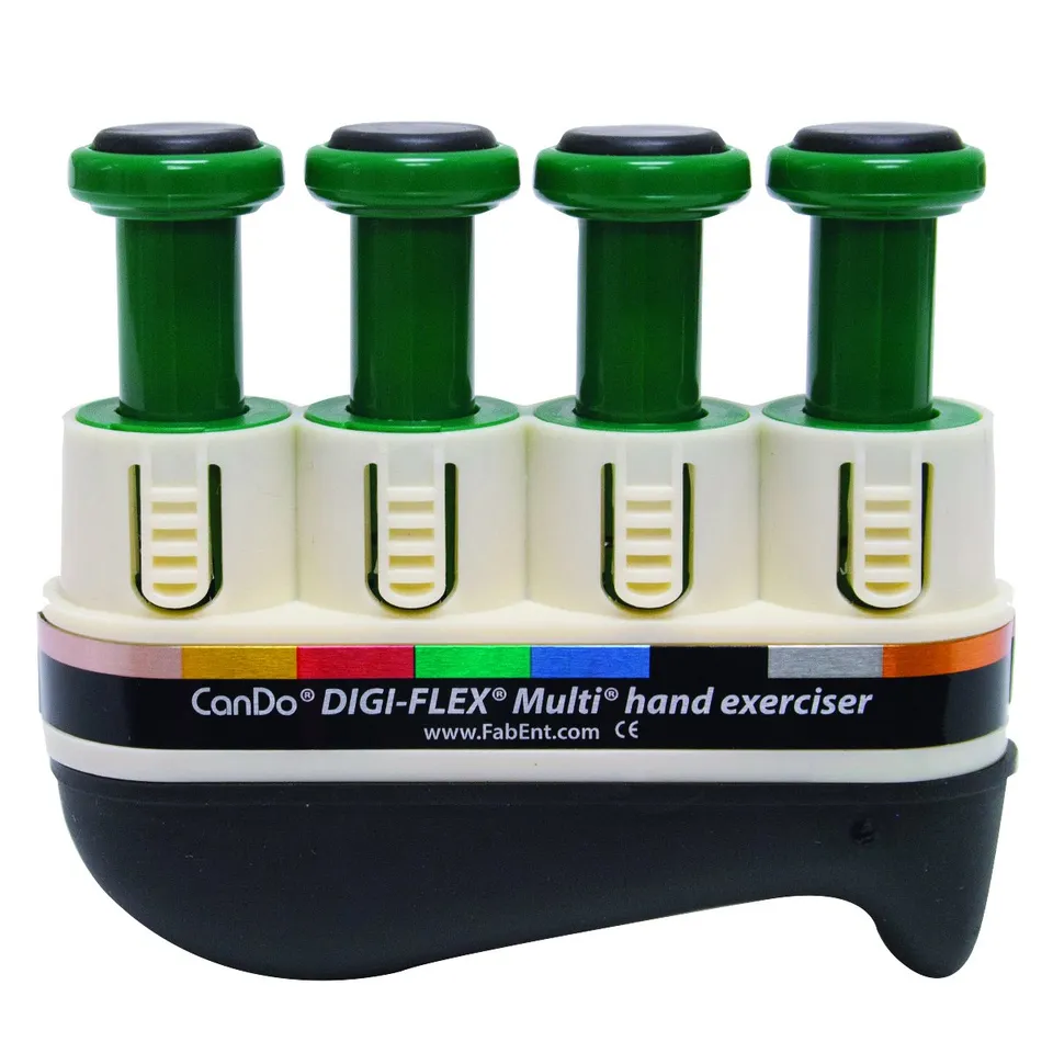 CanDo Digi-Flex Handtrainer Fingertrainer grün mittel 4 Knöpfe