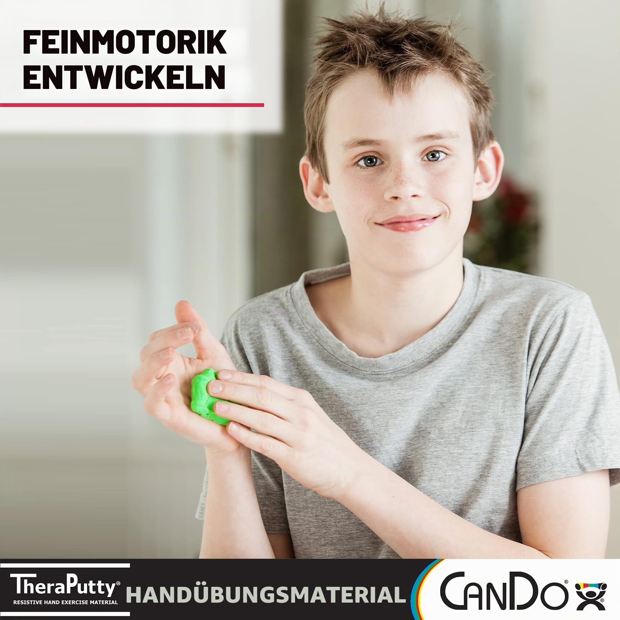 CanDo Theraputty Therapieknete 170 g grün medium