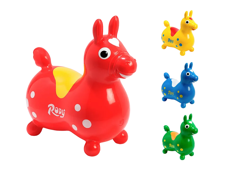 Pezzi Toys Rody Hüpfpferd aufblasbar für Kinder