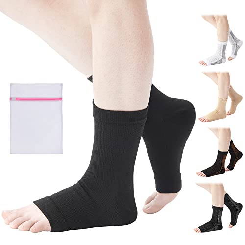 360 RELIEF Medical Compression Socks Knöchel offene Zehen