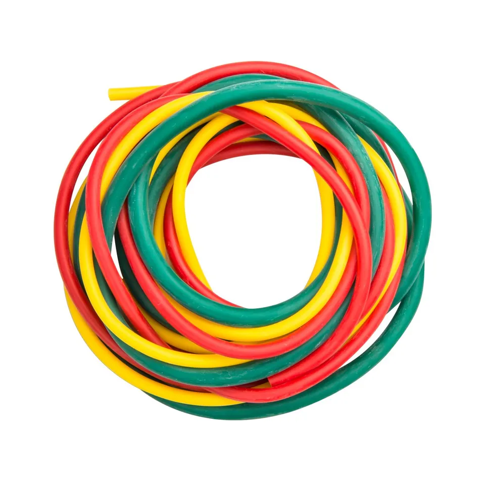 CanDo exercise tubing Power Tube Set 3er leicht gelb rot grün