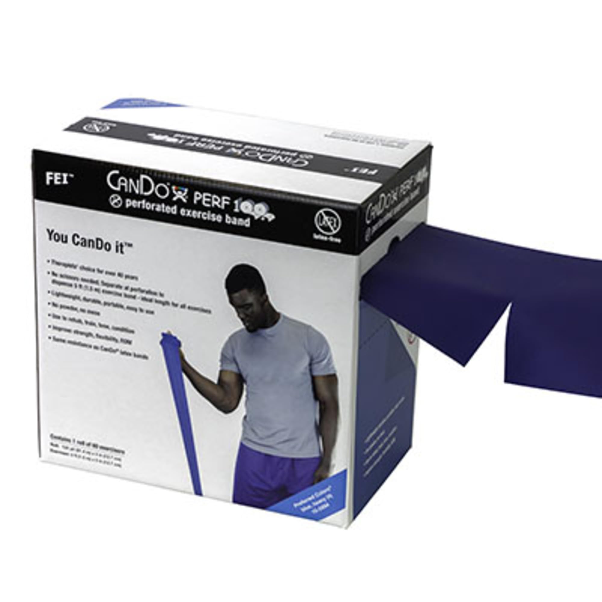 CanDo exercise bands Übungsband grün mittel 91,4 m Rolle