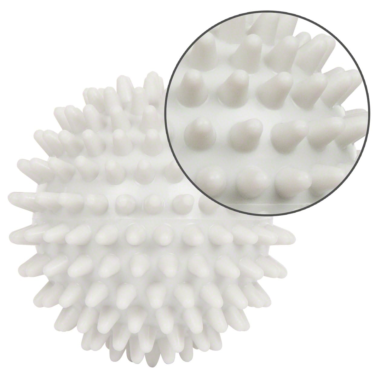 Sport-Tec Igelball Massageball 6 cm Lichtgrau hart