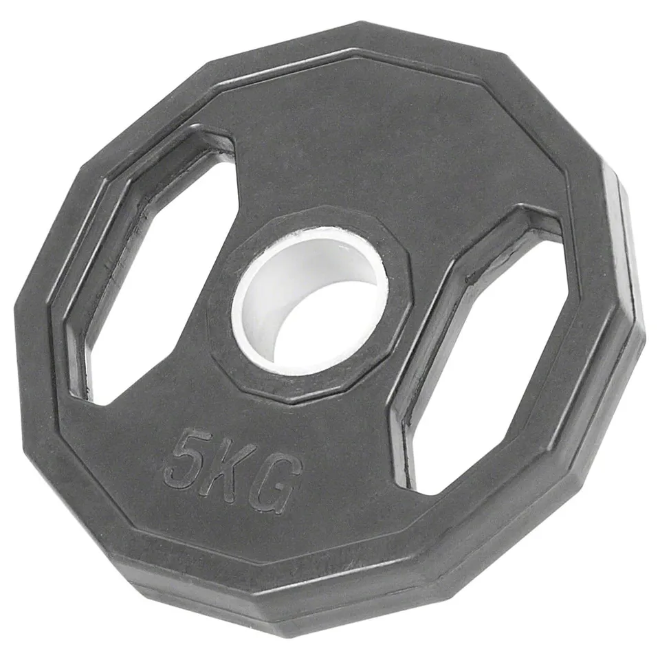 Sport-Tec Sport & Fitness Olympia Hantelscheibe 5 kg Gummi