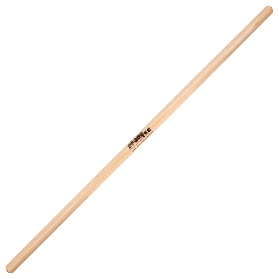 Sport-Tec Turnstab Gymnastikstab Holz 80 cm natur lackiert