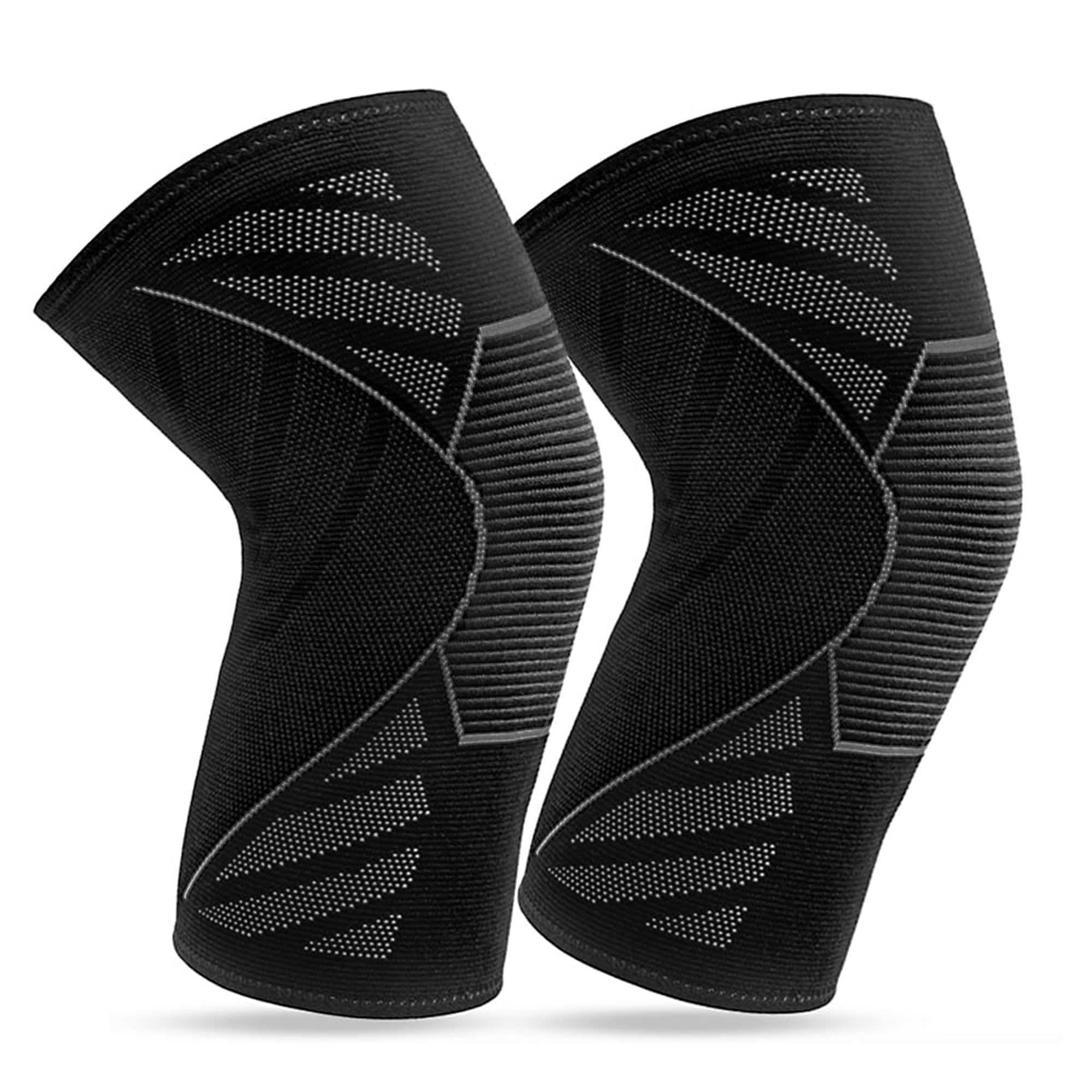 360 RELIEF Knee Support Kniebandage Größe L Schwarz Grau