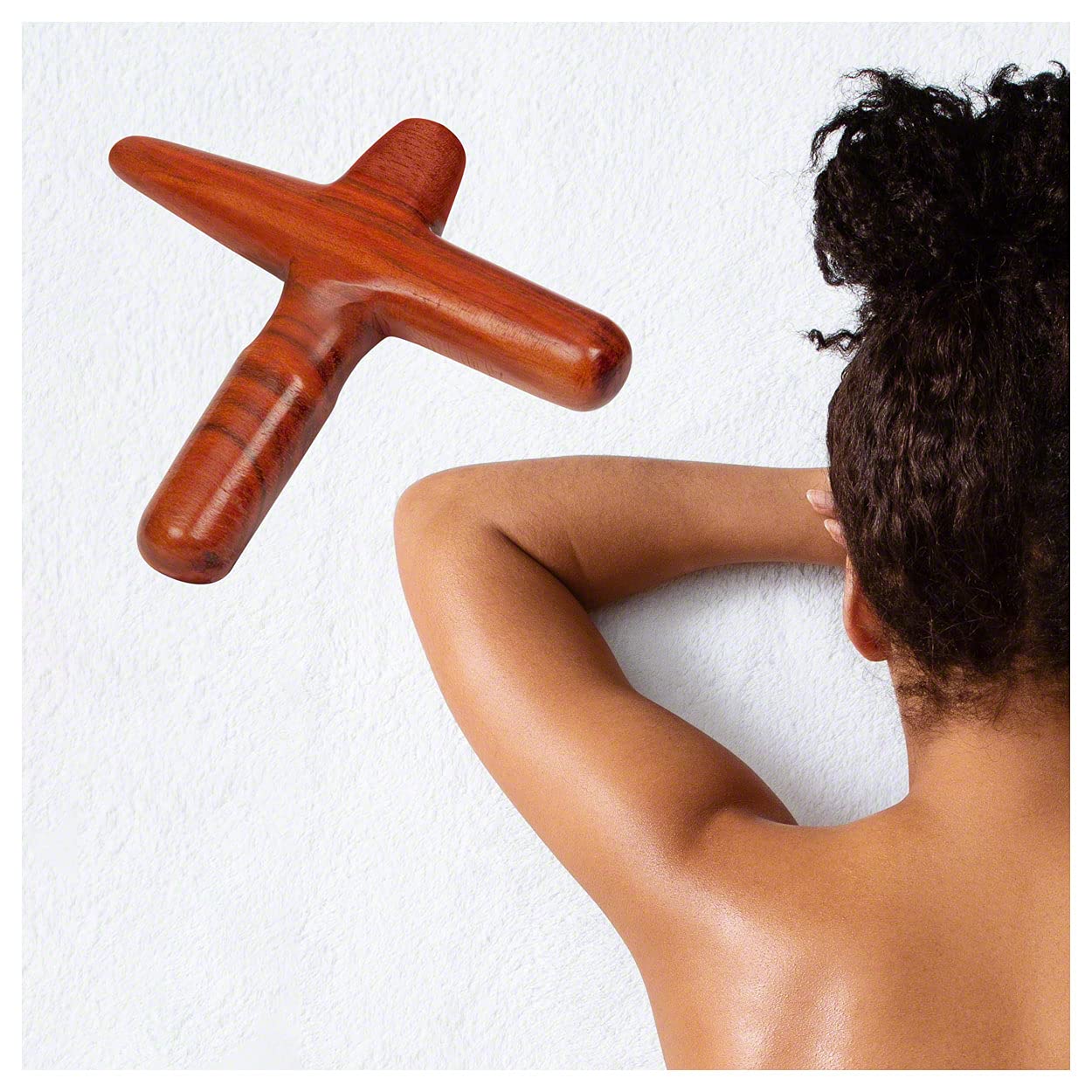 Sport-Tec Massagekreuz Holz Wellness