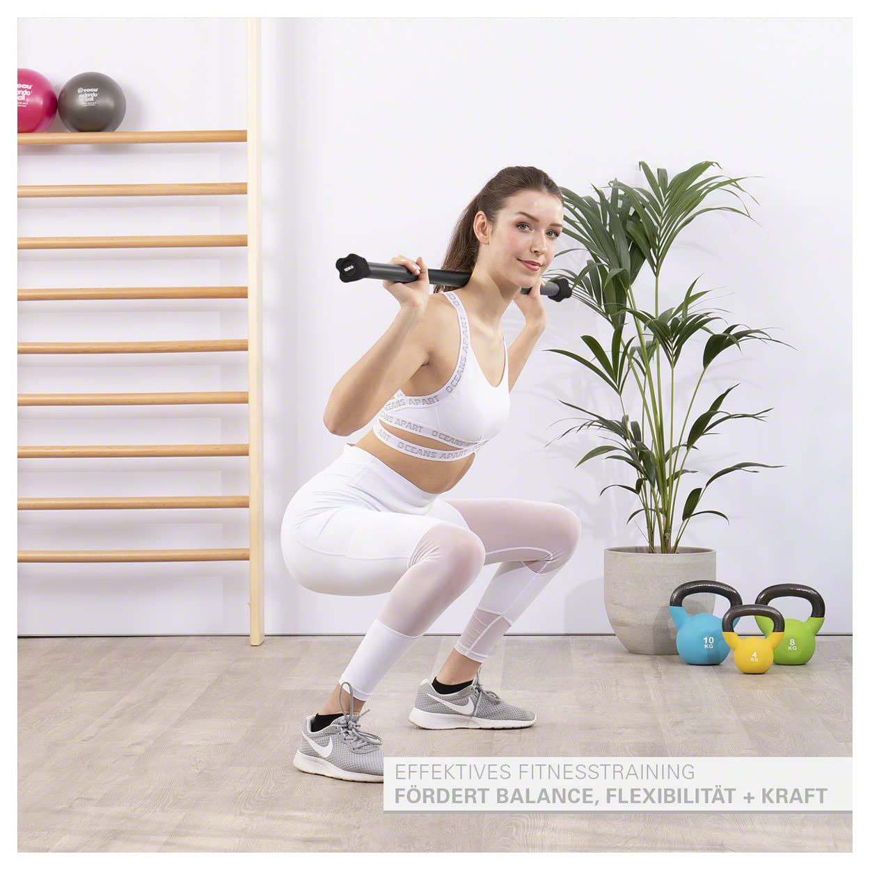 Sport-Tec Gewichtsstange 10 kg schwarz Hantelstange