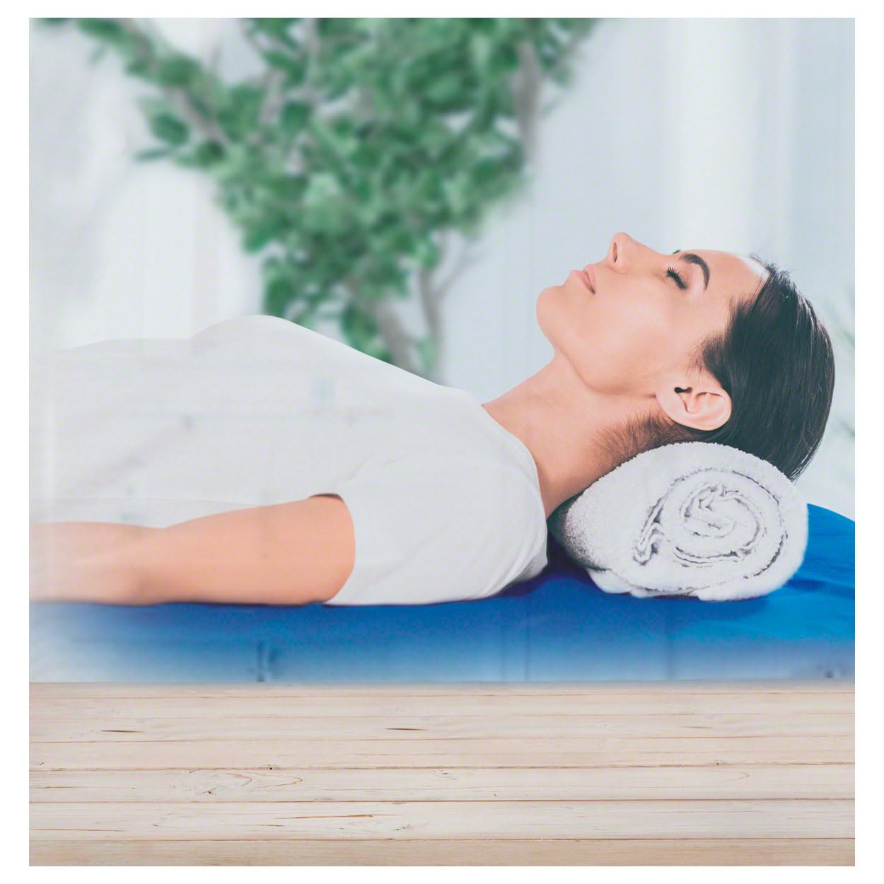 Sport-Tec Wellness Handtuch Baumwolle 100x50 cm weiß Frottee