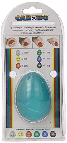 CanDo Digi-Squeeze Gel Handtrainer Groß Blau Schwer